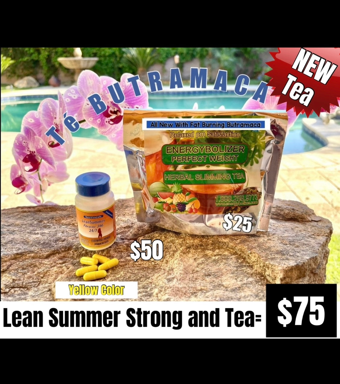 Energybolizer Supplements Lean Summer and New tea BUTRAMACA