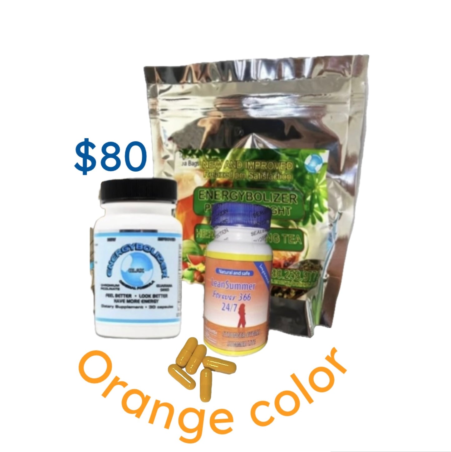 Lean Summer Forever 366 Bottled ORANGE VERSION, Energybolizer Original formula and Tea