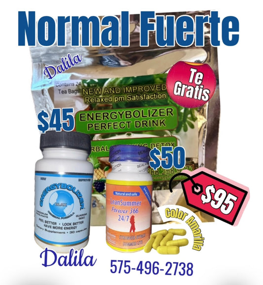 Energybolizer Original Formula Complete Treatment (TREATMENT STRONG!!) (NORMAL FUERTE) YELLOW COLOR AMARILLA