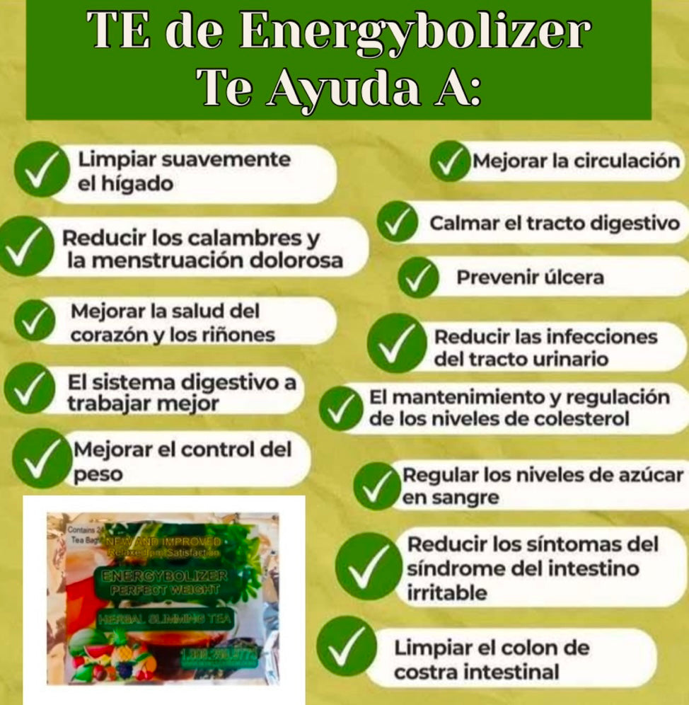 Energybolizer Lean Summer Yellow color Naranja EXTRA STRONG & Perfect Weight Tea (Bottled) Y TE