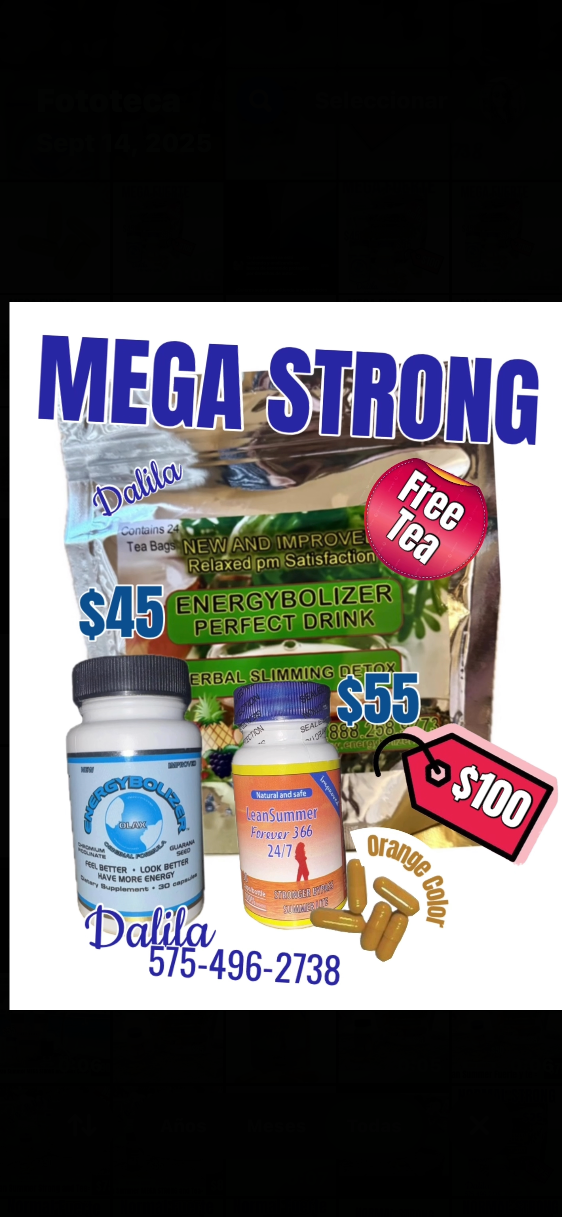 Lean Summer Forever 366 Bottled ORANGE VERSION, Energybolizer Original formula and Tea