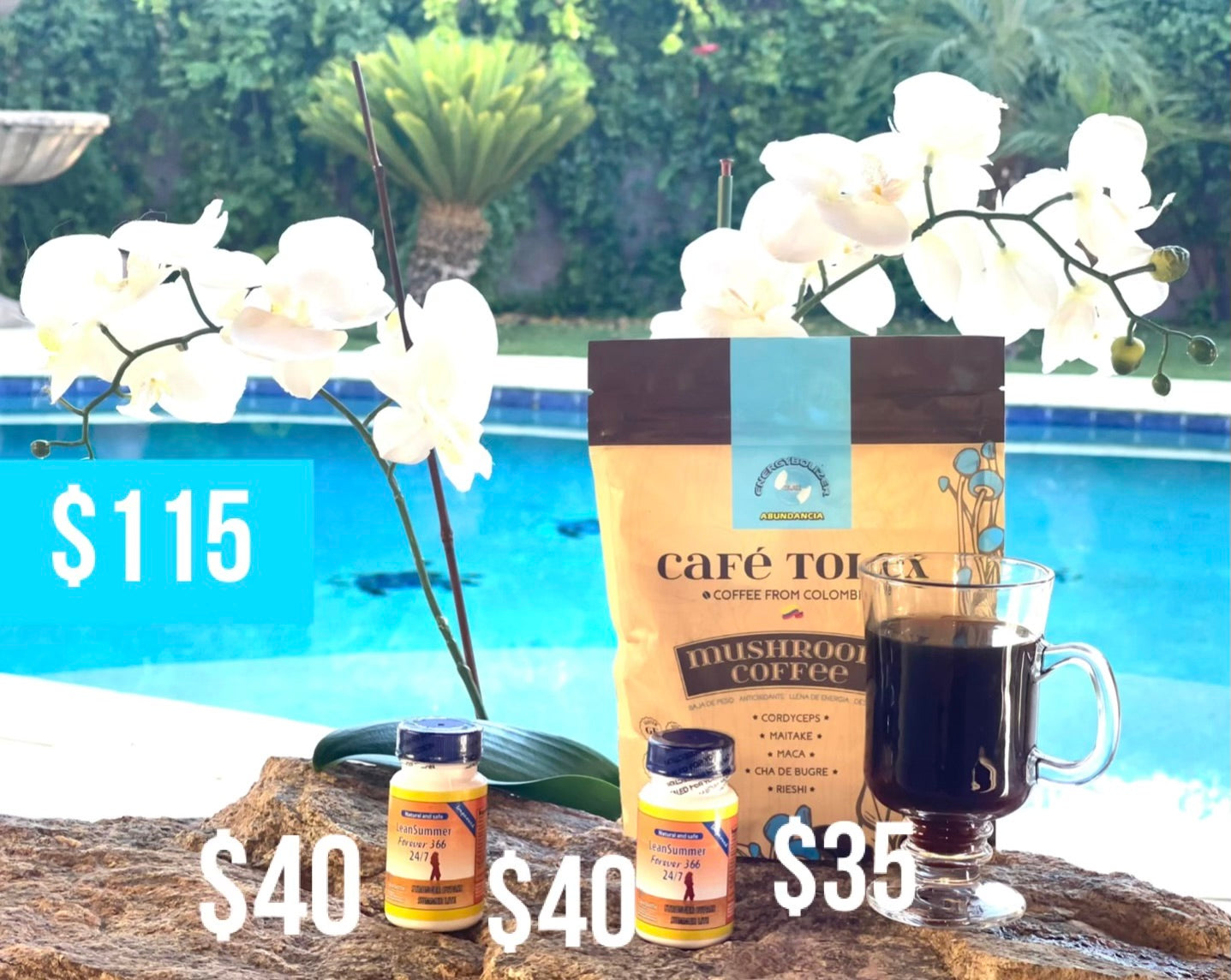 2 Lean Summers (yellow color amarilla) EXTRA STRONG SUPER FUERTE WITH CAFE TOLEX TREATMENT!