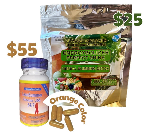 Lean Summer ORANGE color MEGA STRONG & Perfect Weight Tea Y TE