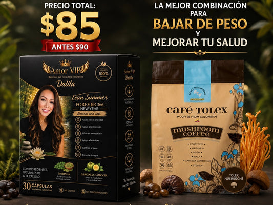 $85 Café Tolex $30 5 dólares menos y Lean Summer $55