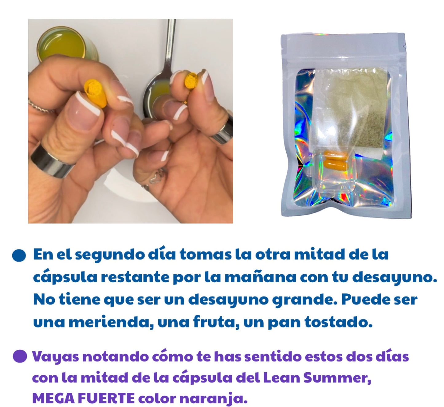 Lean Summer Orange color and Energybolizer Advaced Formula (Tea for FREE)